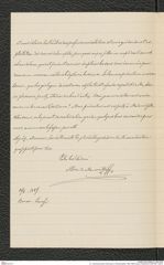 k.k. naturhistorisches Hofmuseum, Intendanzakten 1885-1896 (Hauer), Aktenzahl Z.238/1887, Seite 2